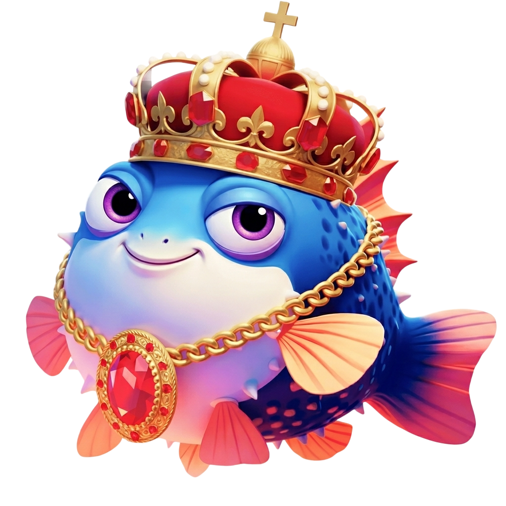 Fugu Casino Maskottchen als Markenzeichen des Anbieters